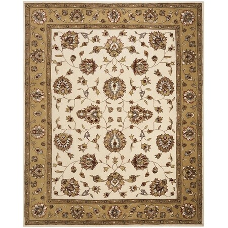 Safavieh 6 x 6 ft. Total Performance Hand Hooked Area RugIvory & Beige TLP416A-6R